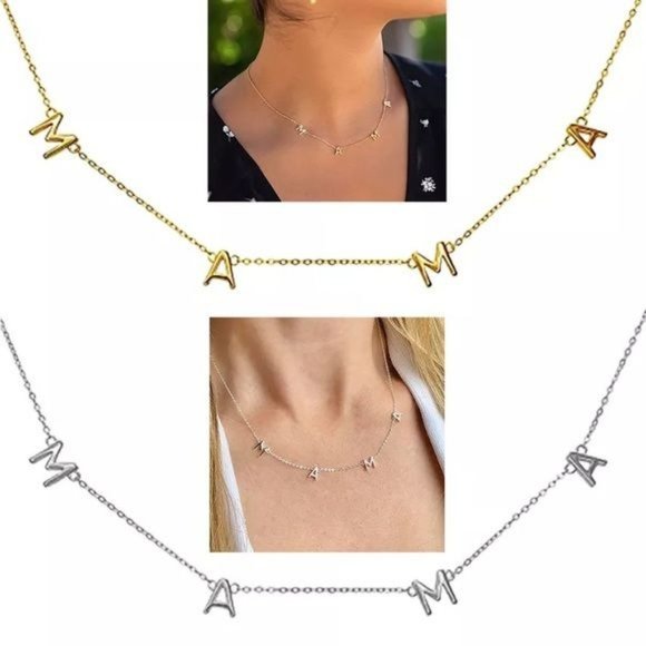 MAMA Boutique Trending Necklace in Gold or Silver or Rose Gold - Picture 8 of 8